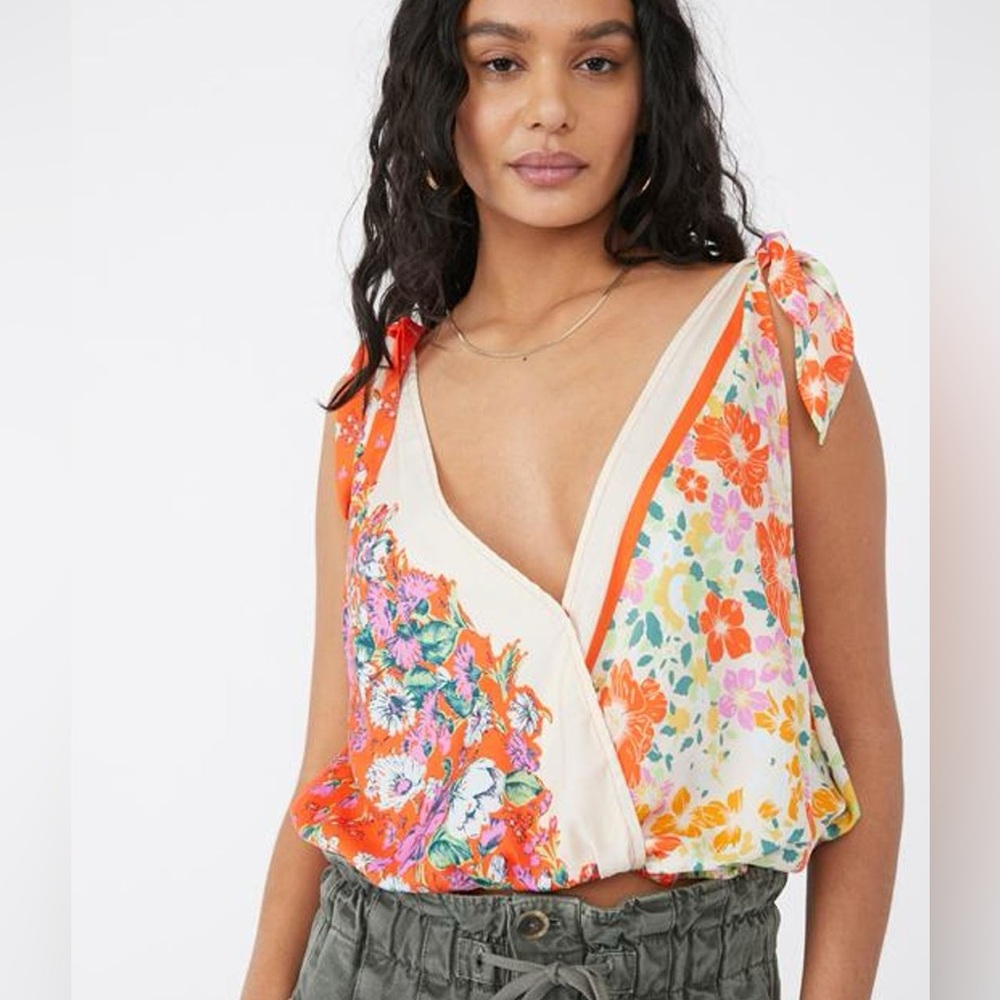 FREE PEOPLE TIED TO YOU TANK Fiesta Combo
